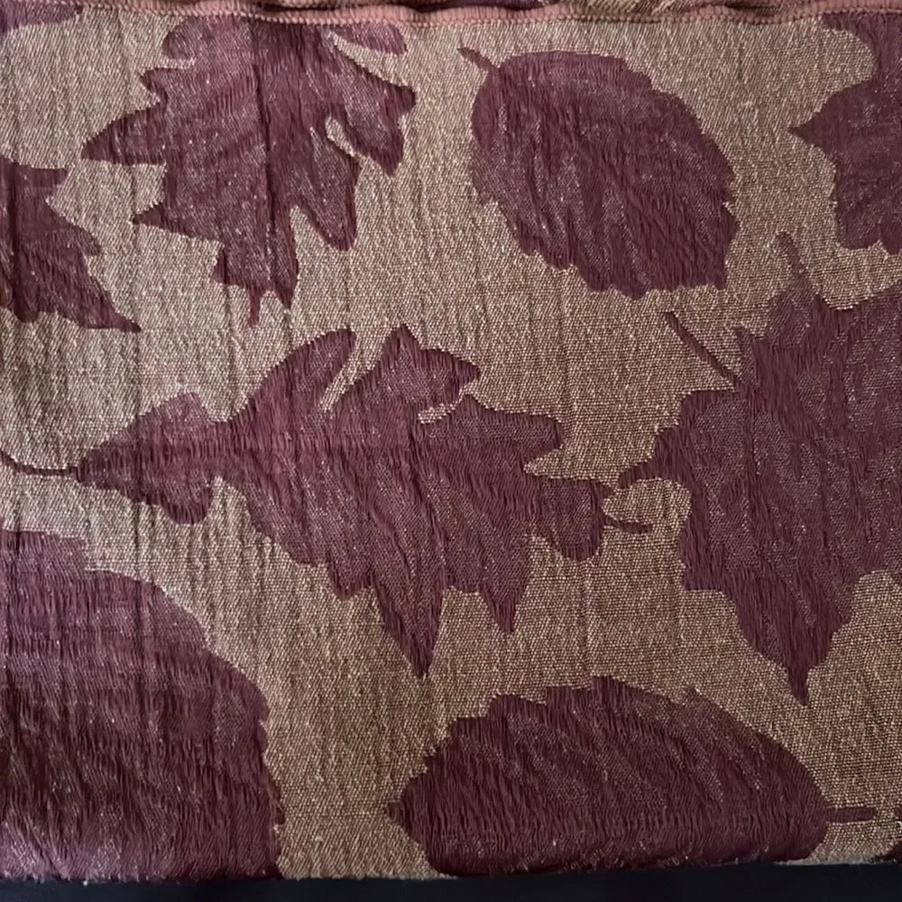 Autumnal Set of 3 Leaf Reversible Quilted Placemats and (3) Napkin Mismatch Set